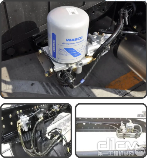 关键阀类件及空气干燥器均采用WABCO产品