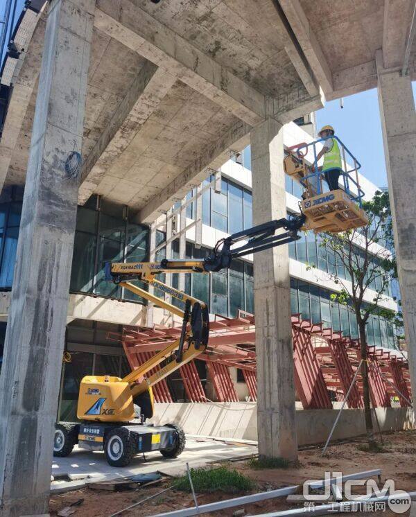 徐工高空作业平台助力深汕合作区海洋产业园建设