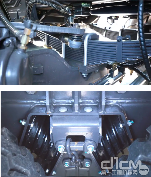 采用了潍柴WP12.375E50发动机+法士特10挡变速箱的黄金组合动力及传动系统