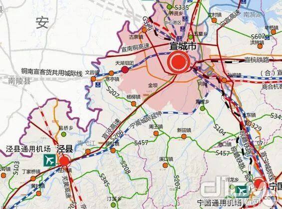 宣泾高速公路项目宣城至泾县高速公路一期工程路线起于宣广高速绿锦
