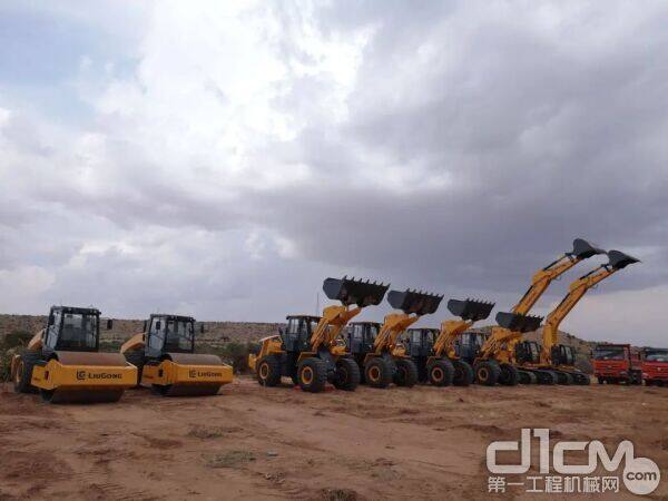 柳工设备第一次批量导入索马里兰市场