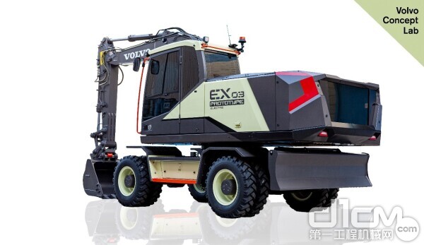 EX03——新型电动轮式挖掘机概念机