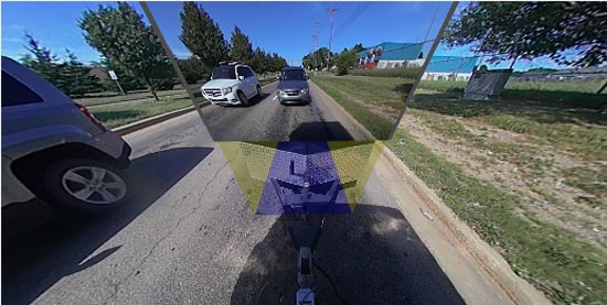透明拖车技术允许驾驶员在拖运过程中“透视”拖车，并查看拖车后面和旁边的区域
