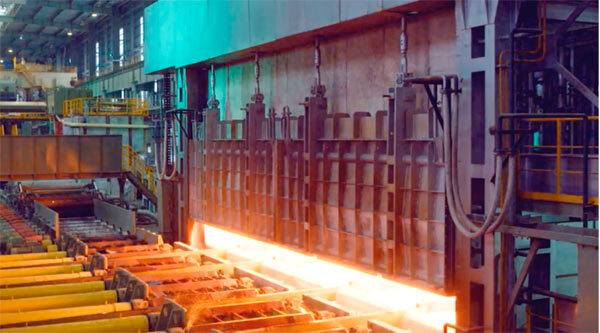 Steelmaking process. (Image by China Baowu Steel) 