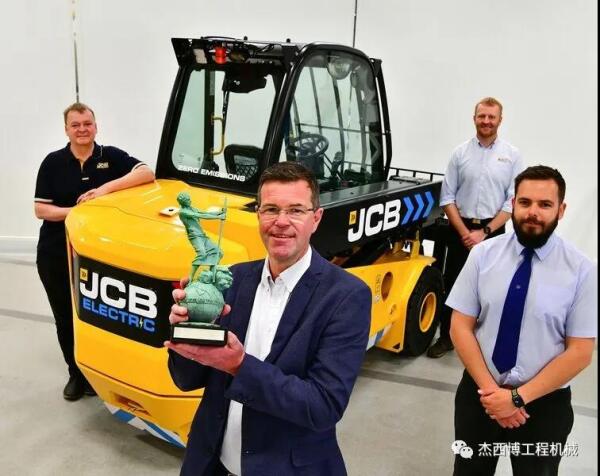 JCB荣获欧洲叉车协会颁发的最高奖项“环境奖”