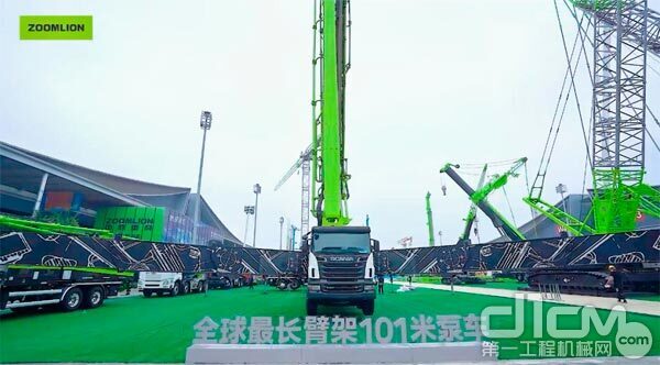 中联101米泵车图片