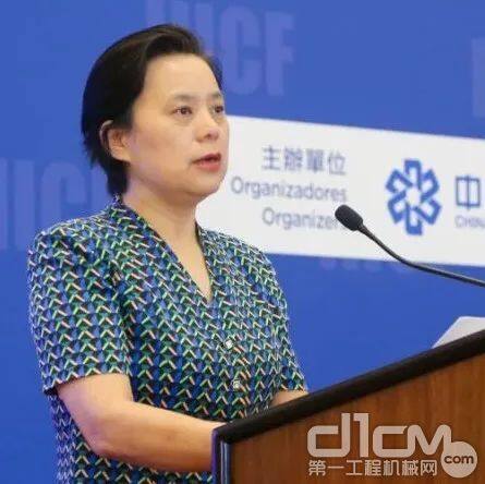 中国对外承包工程商会副会长于晓虹