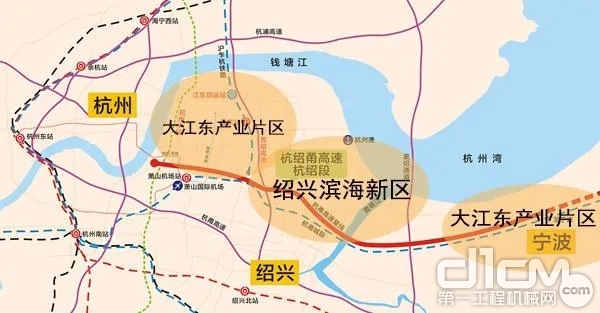 杭绍甬高速串联起杭州湾三大重要产业特区