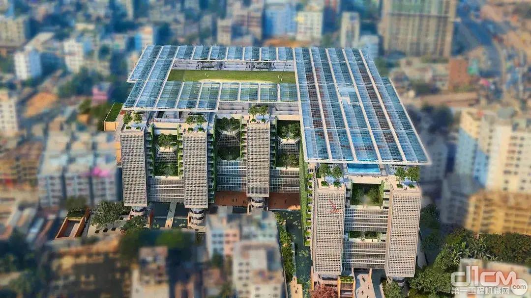 孟加拉-达卡-北京城建BRAC大学城-效果图