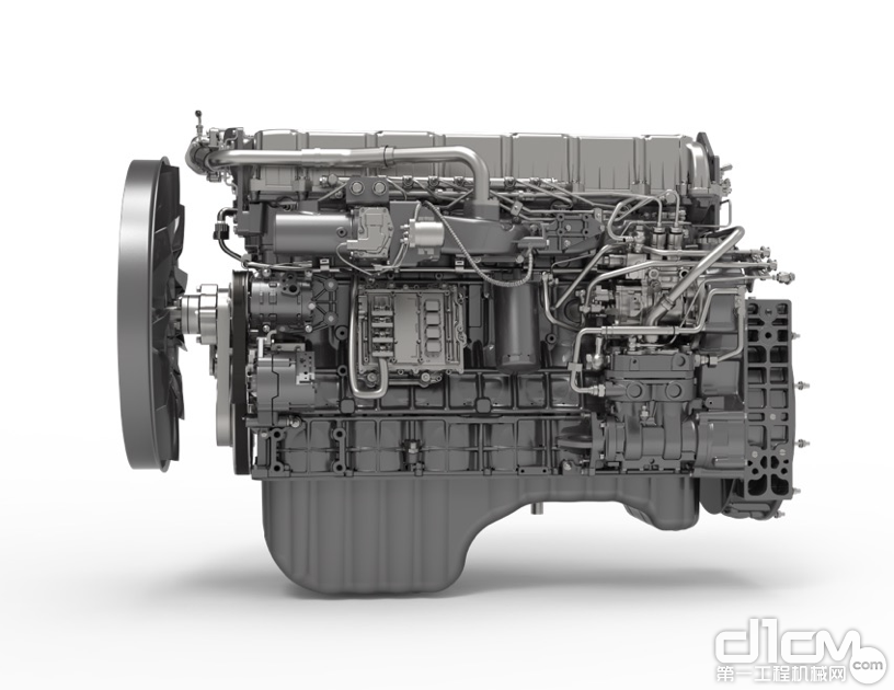 发动机,可以输出560马力,如此强劲的动力可以让红岩杰狮h6牵引车以更