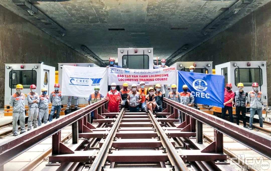 中铁装备水平运输编组批量出口越南，助力河内首条地铁建设