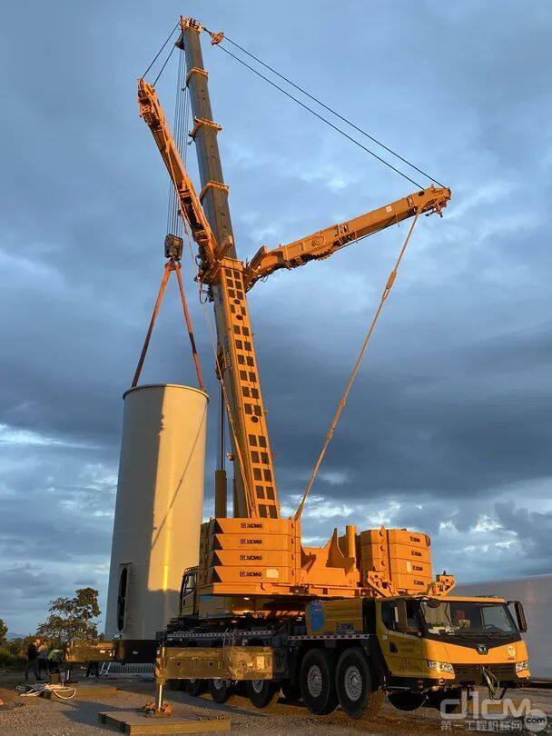 徐工xca400牵手浙江火电,国潮席卷越南风场!