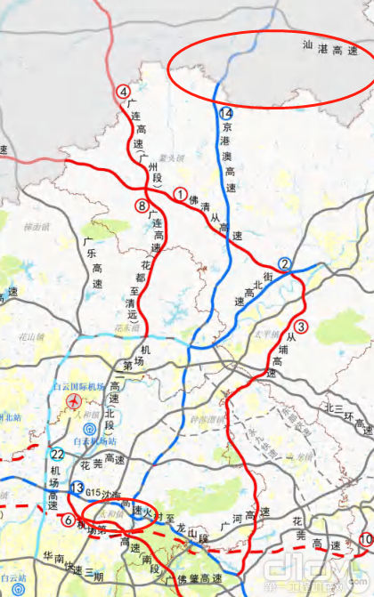 2021年8月26日,京港澳高速公路粤境清远佛冈至广州太和段改扩建工程