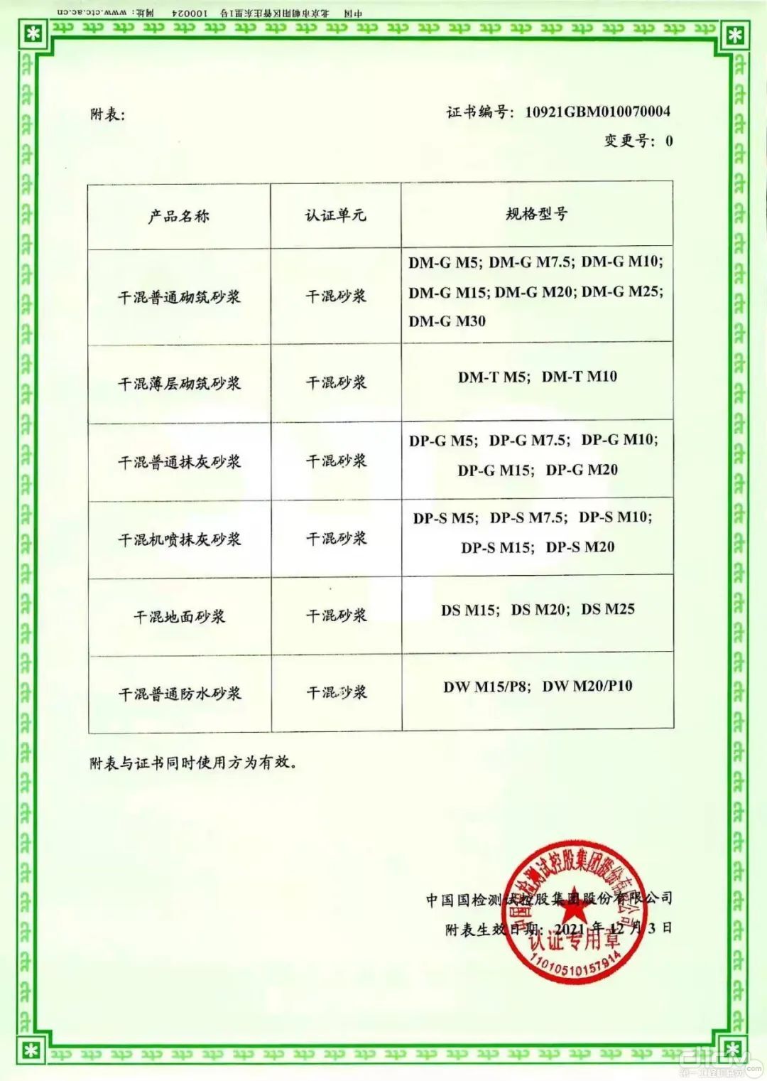 ▲“中国绿色建材产品”三星级认证证书
