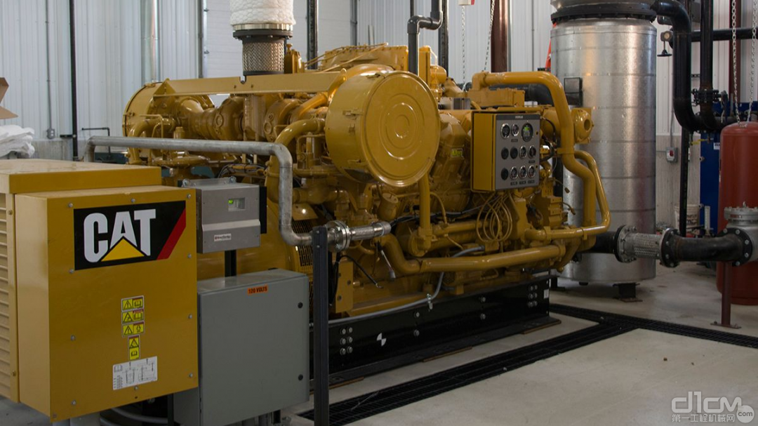 乳业公司利用沼气安装了两台 1200 rpm 的 Cat G3512A 发电机组以及辅助设备发电