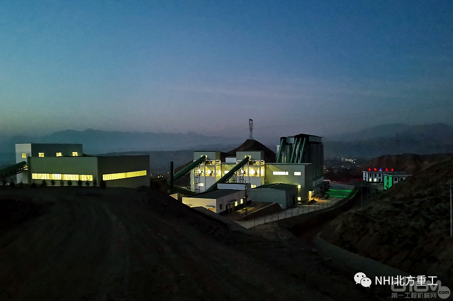 北方重工总包生产甘肃省临夏州盛鑫绿色建材生态治理产业园