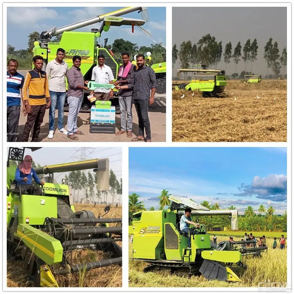 中联重科水稻机在印度广受欢迎