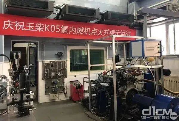 玉柴发布中国首台商用车燃氢发动机YCK05