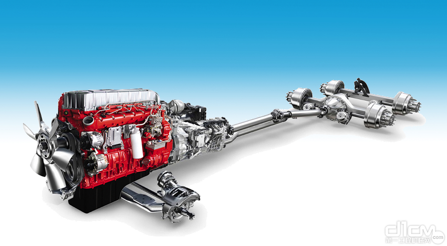 华菱H7搭载“汉马发动机+汉马变速箱+汉马车桥”组成的钻石动力链