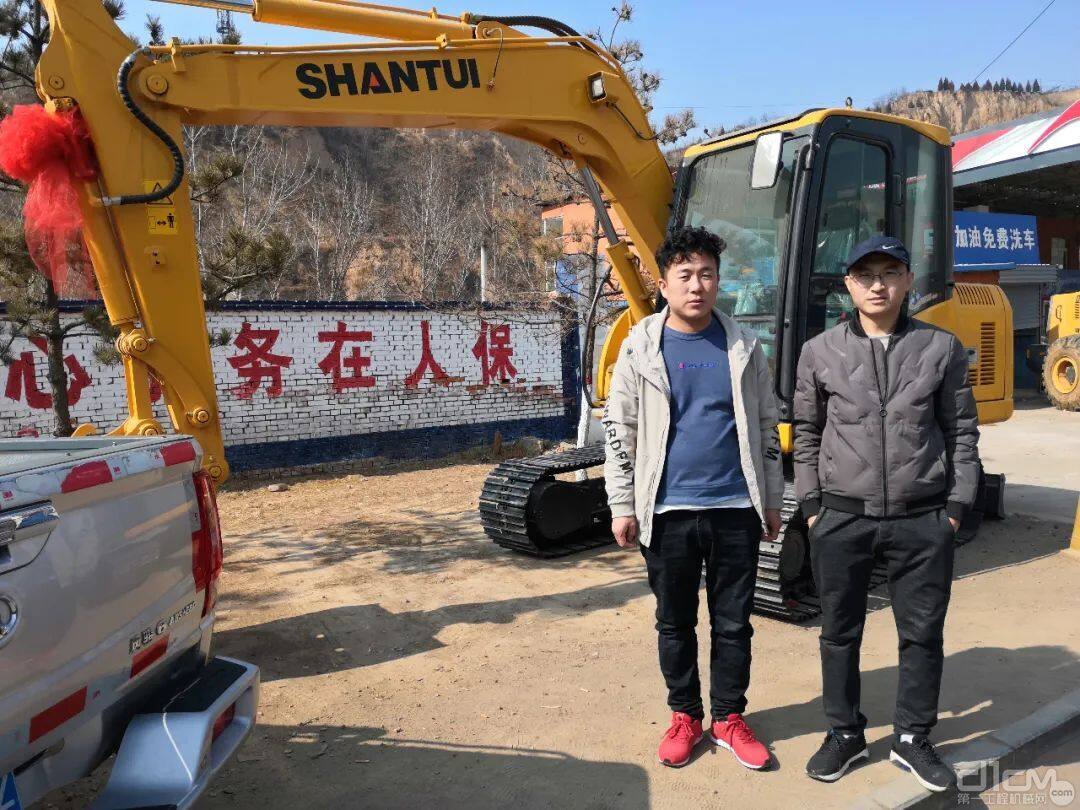2019年王老板入手的山推挖掘机SE75-9