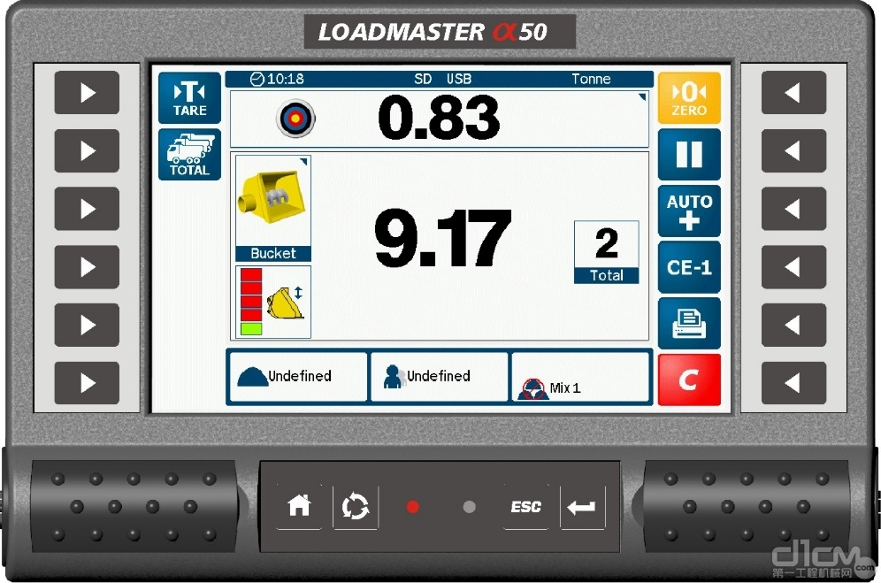 LoadMaster α50显示器