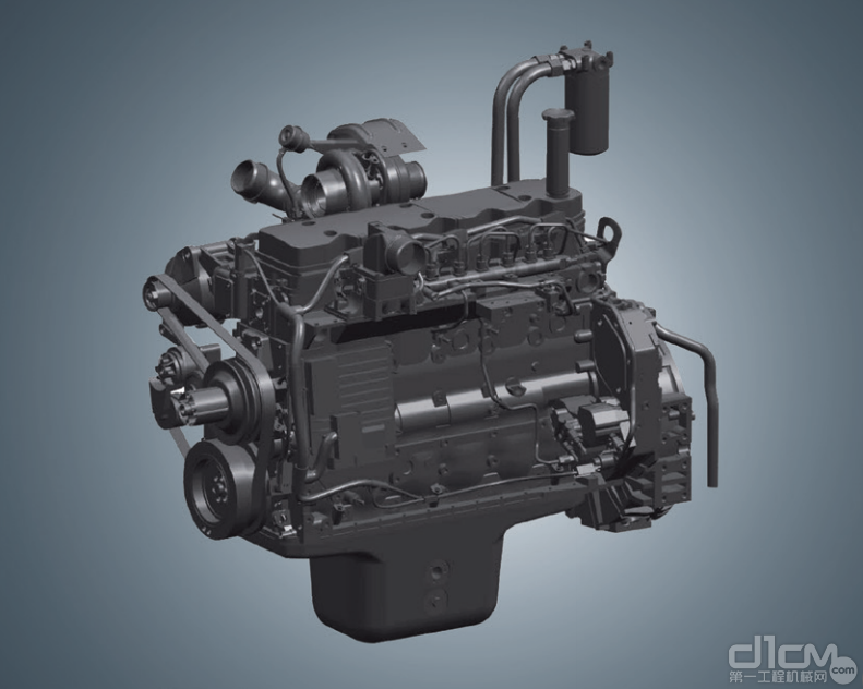康明斯QSB7发动机，六缸、4冲程，涡轮增压空空中冷发动机