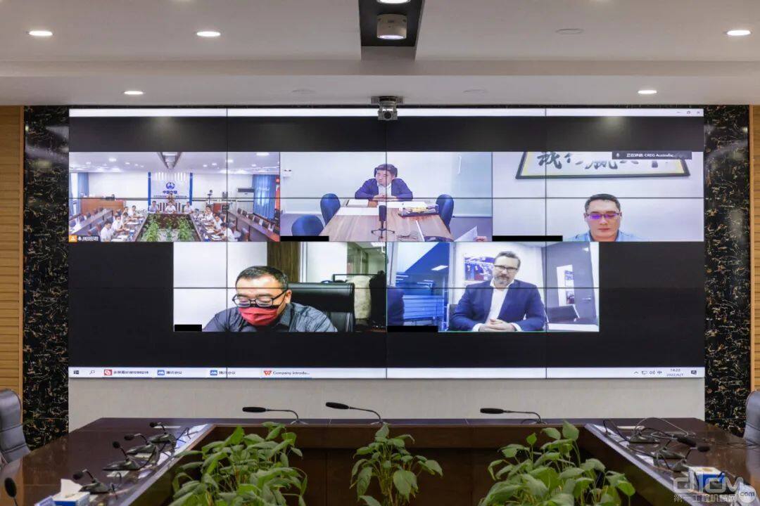 中铁装备集团设备公司与海外四家客户视频连线