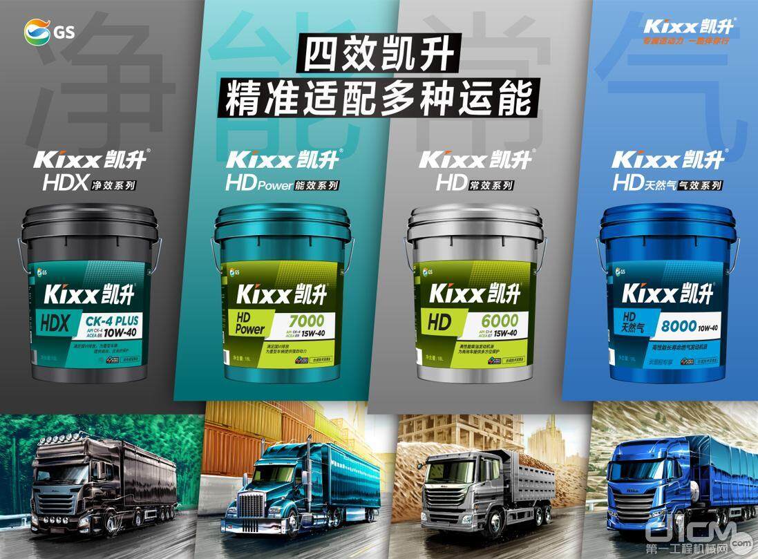 Kixx凯升商用车润滑油“四效凯升”系列
