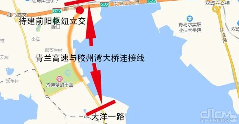青兰高速公路双埠至河套段改扩建及连接线工程图示