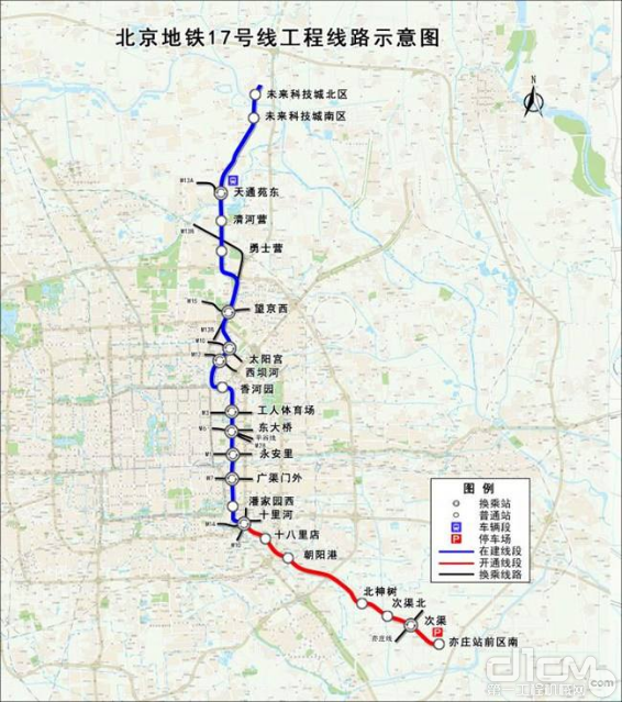 设备开挖直径3.63米，将应用于北京地铁17号线望京西站--勇士营站区间联络通道建设工程