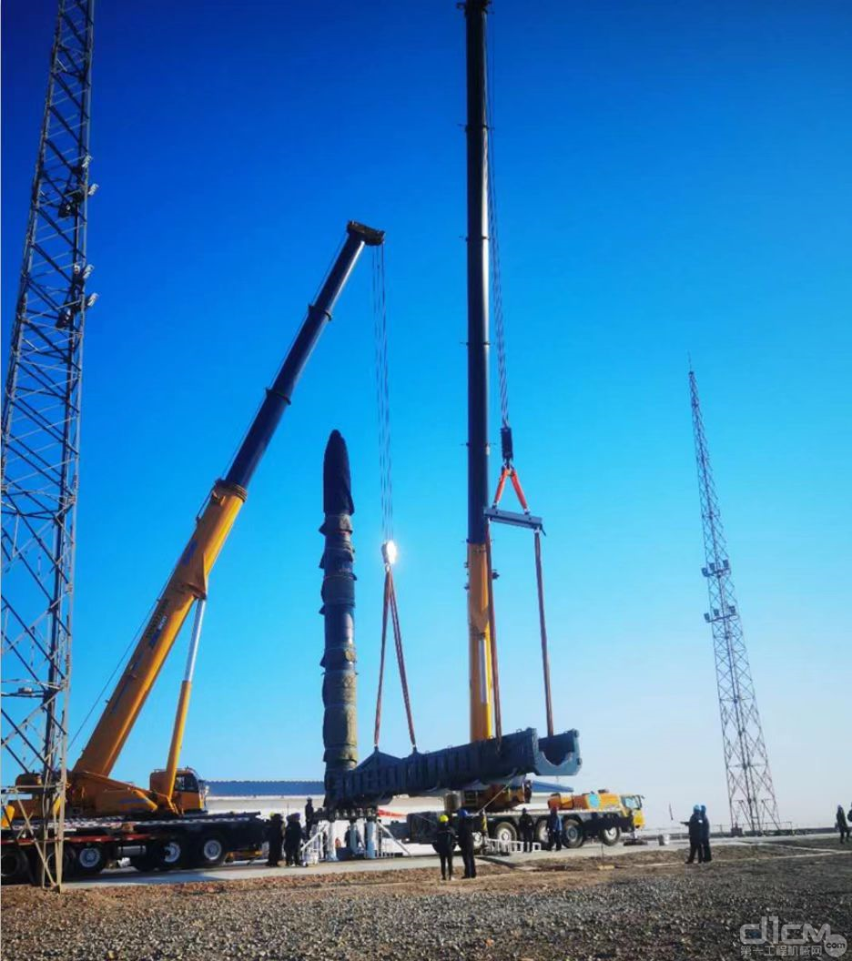 2020年11月，徐工起重机助力“谷神星一号“ 完成遥一商业运载火箭吊装任务