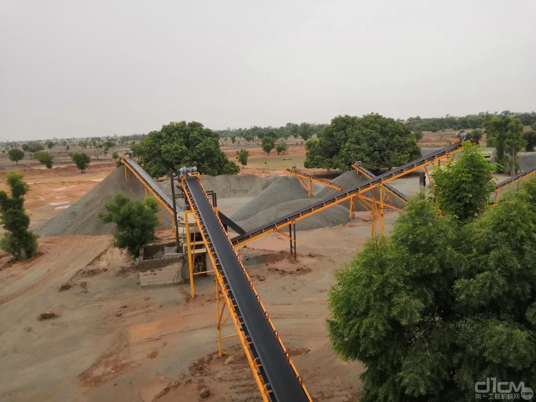 铁建重工首套尼日利亚砂石生产线顺利投产验收