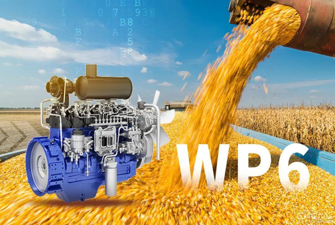 搭载潍柴WP6农机动力的雷沃谷神CE04玉米收获机