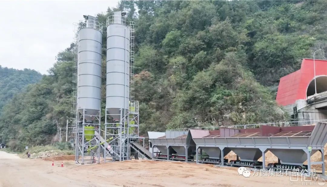 方圆稳定土拌和站参与宜昌惠民工程项目建设