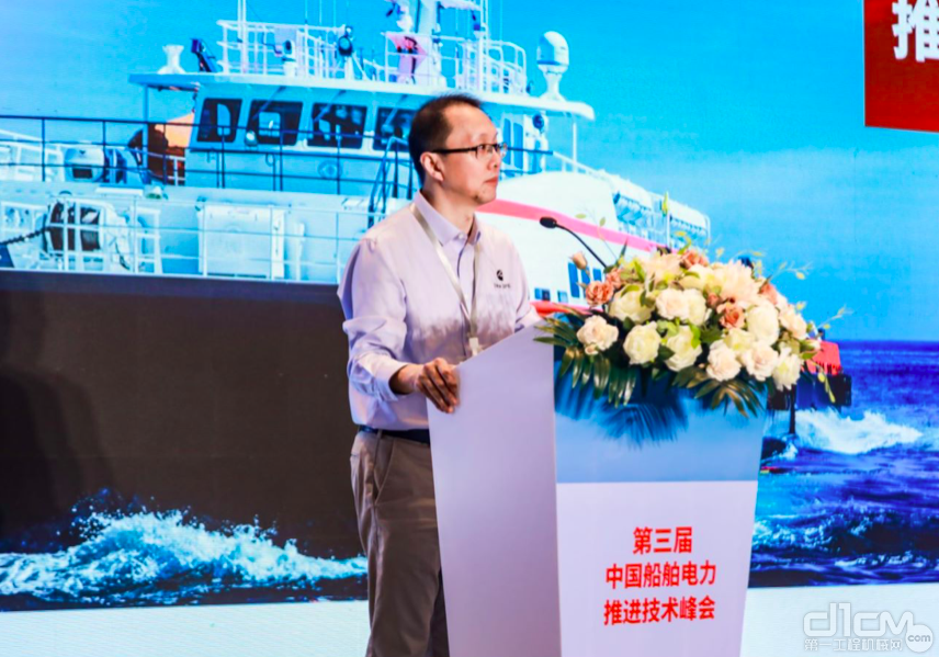 中国船舶电力推进技术峰会秘书长、康明斯东亚船机总工程师林松