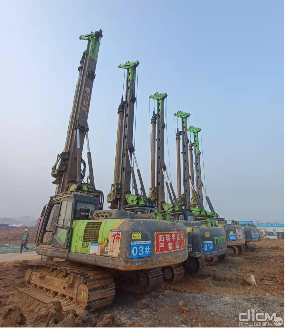 泰信机械多台KR125A型旋挖钻机助力镇江创新生物药研发综合服务平台建设