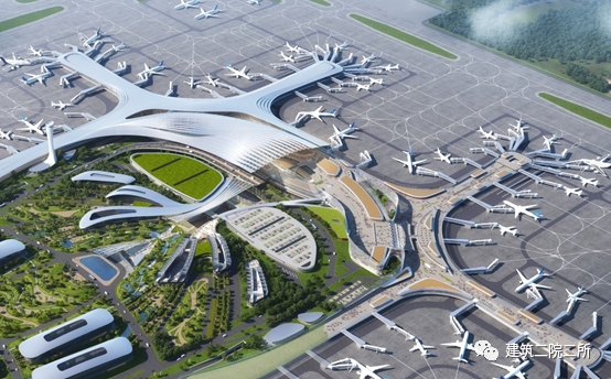 珠三角枢纽机场规划效果图