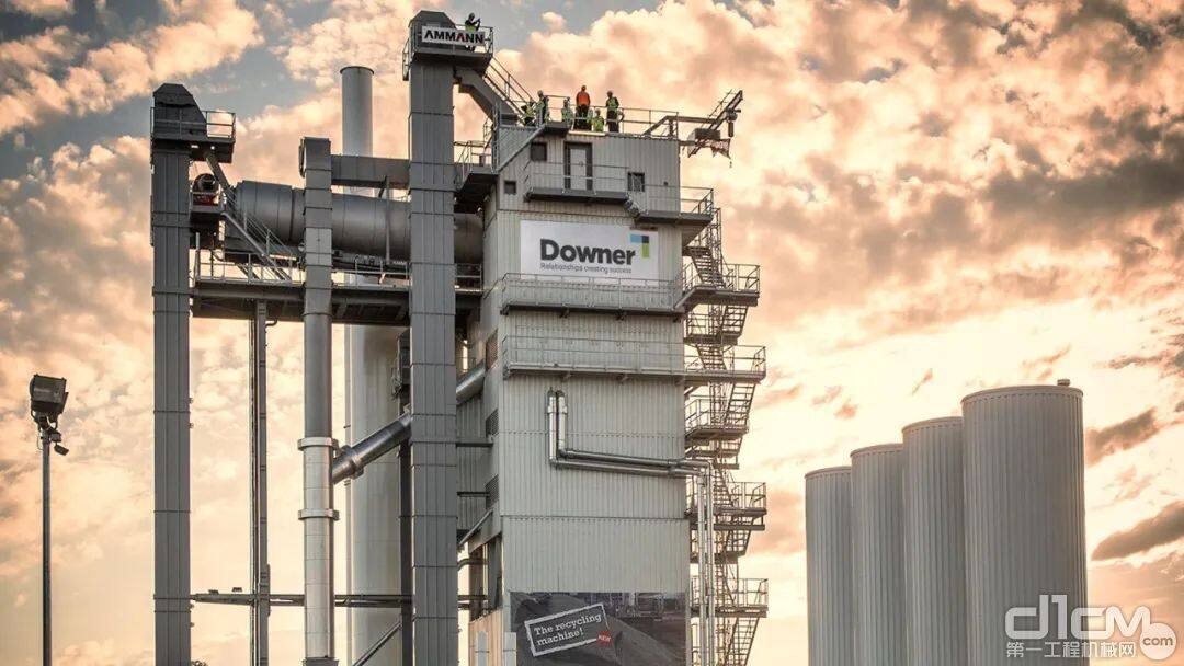 安迈为Downer公司定制的沥青搅拌站