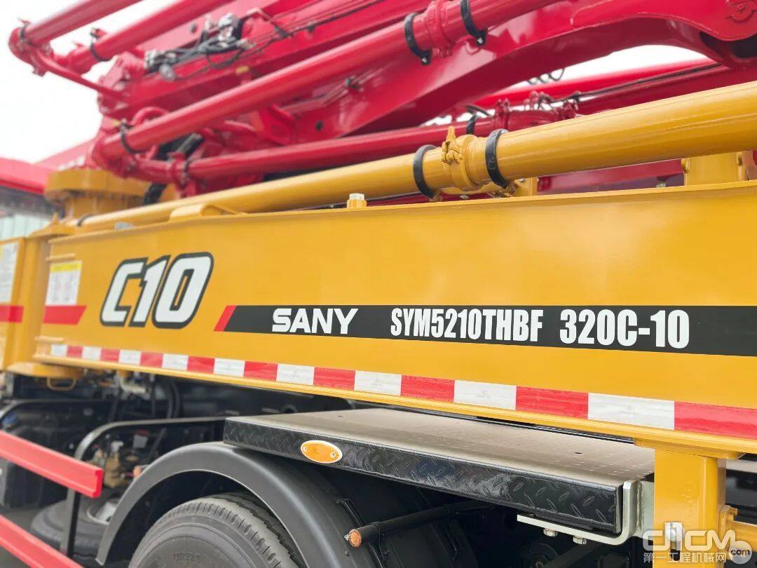 三一32米泵车可快速切换为车载泵,一机两用,盈利能力更强,更是名副