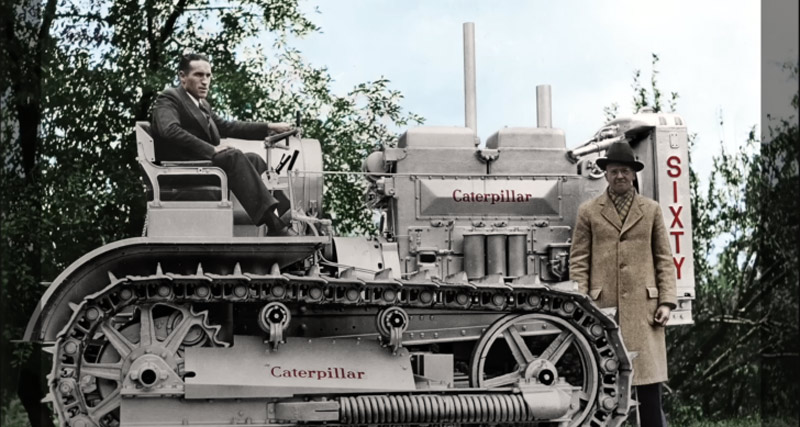 历史档案：卡特彼勒的第一台柴油发动机