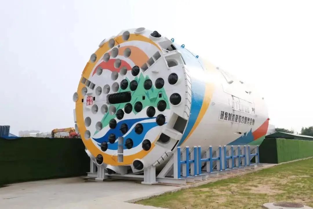 中铁装备TBM教学展览机完成组装及涂装工作
