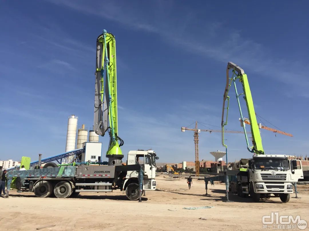 中联重科混凝土设备助建埃及阿拉曼新城超高综合体项目