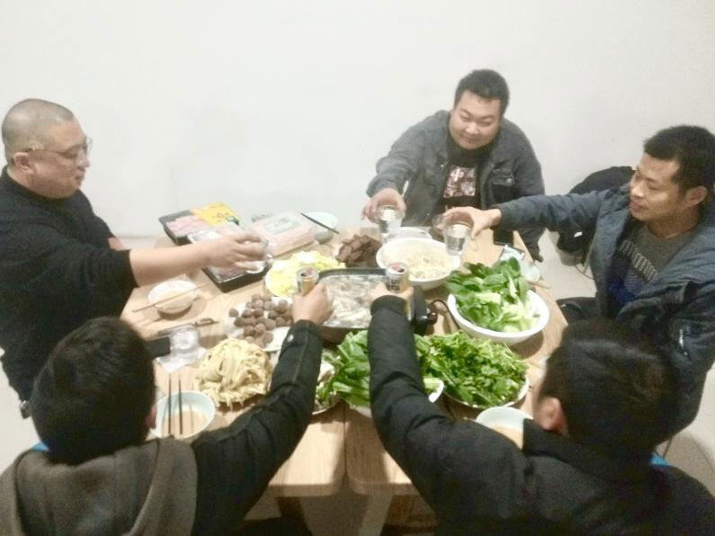 孙站长与卡友聚餐