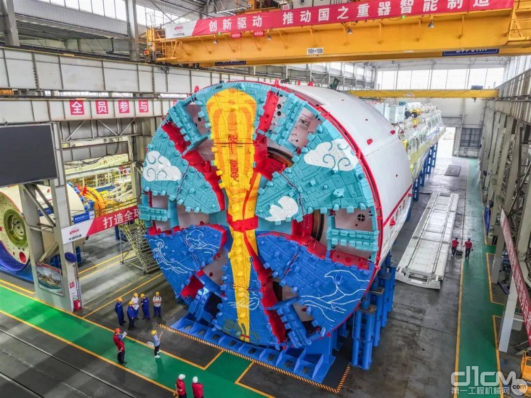 "金箍定海",铁建重工超大直径盾构机"津城1号"下线_行业资讯_第一工程
