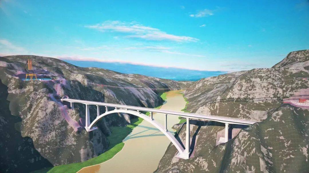 洮河大桥项目效果图