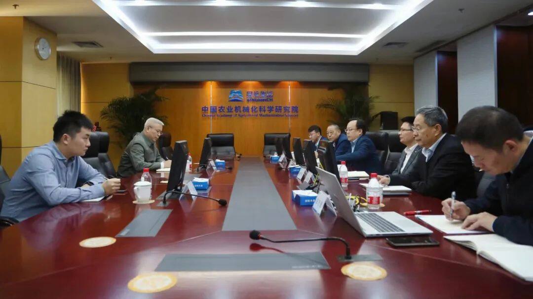 国机集团党委常委、副总经理黎晓煜到中国农机院进行调研