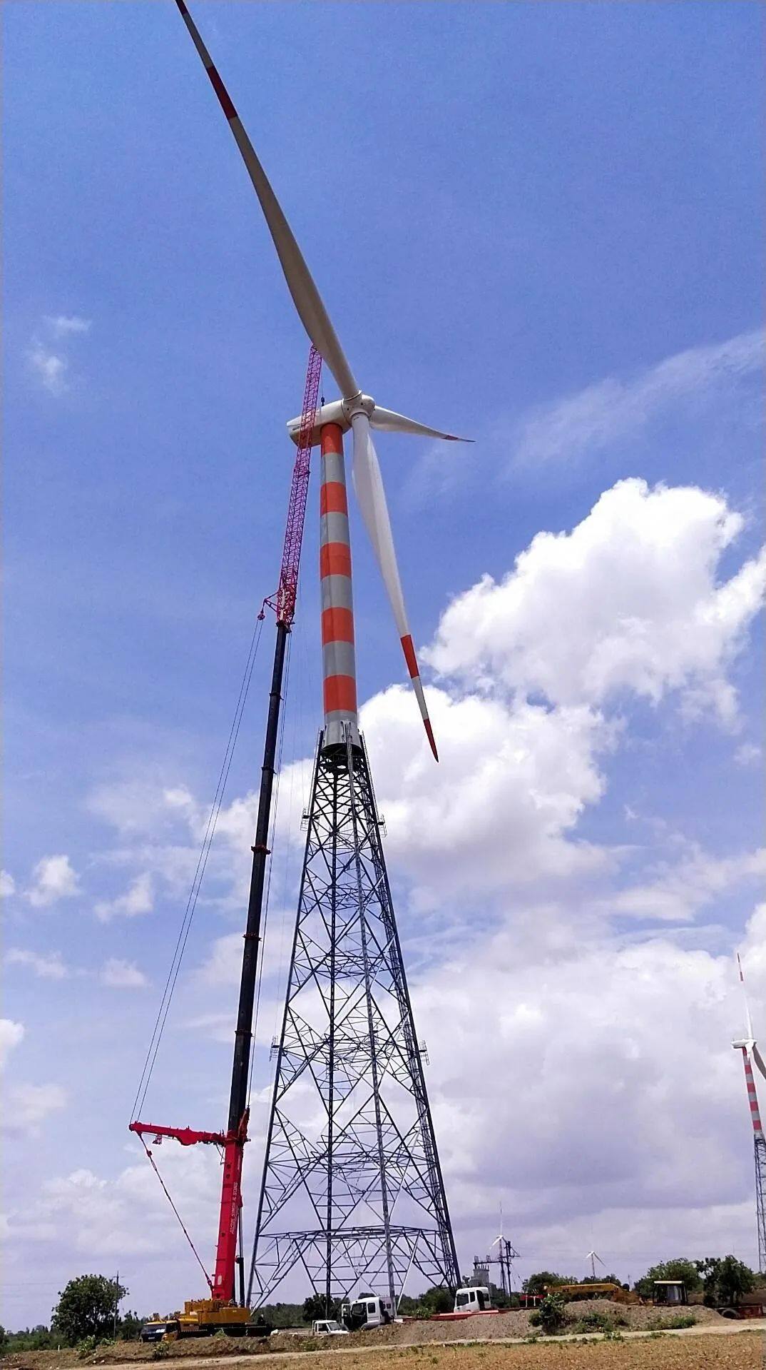 印度当地风电场建设