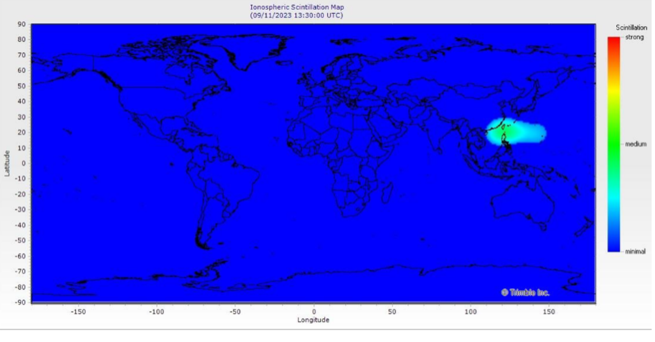 全球电离层闪烁图（Scintillation）