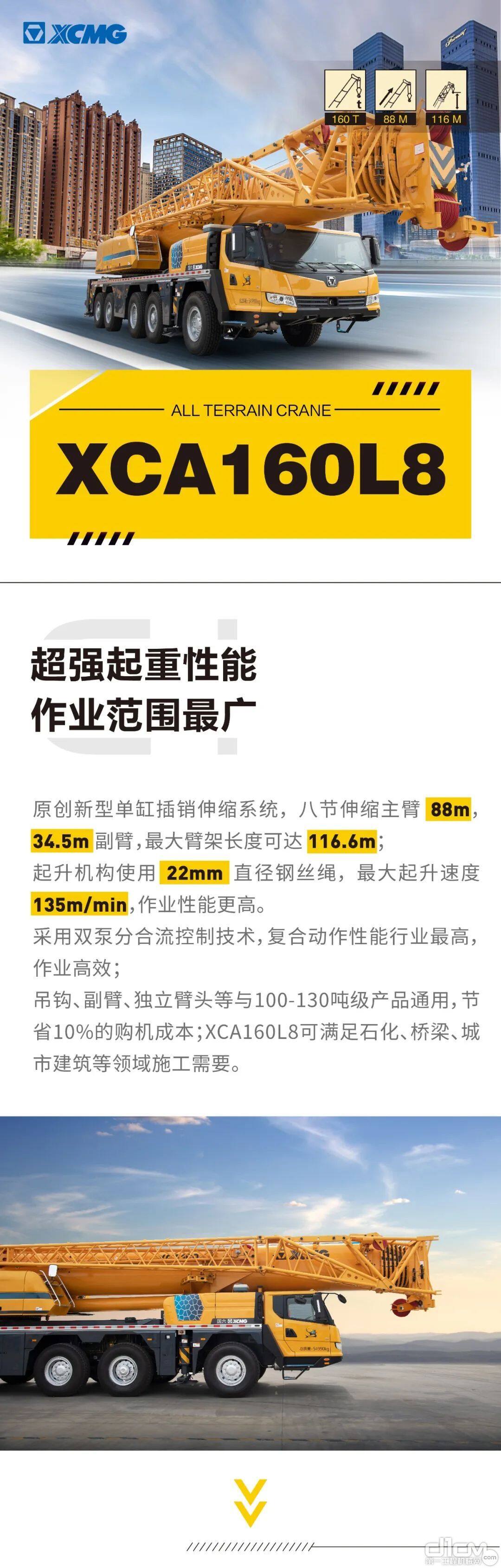 为啥徐工XCA160L8全地面起重机的人气那么高？