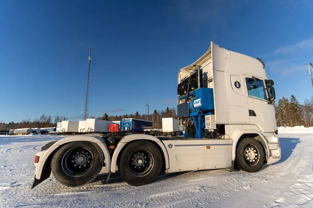 丹纳森的多类液压设备为斯堪尼亚(Scania)混凝土泵车提供动力